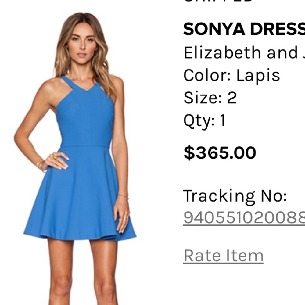 Elizabeth and James Sonya Dress